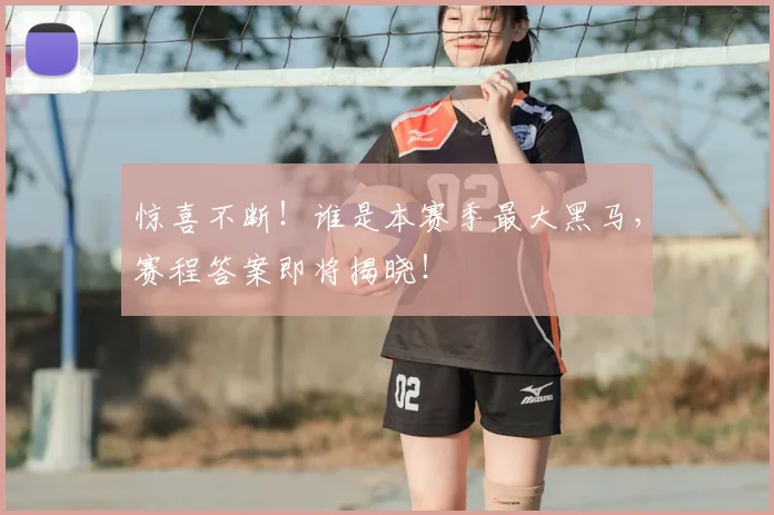 惊喜不断!谁是本赛季最大黑马,赛程答案即将揭晓!