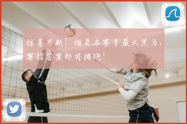 惊喜不断！谁是本赛季最大黑马，赛程答案即将揭晓！